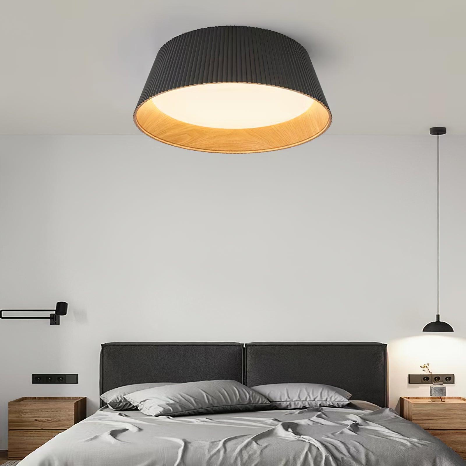 Modern Ribbed Ceiling Light - Lamp Outdoor