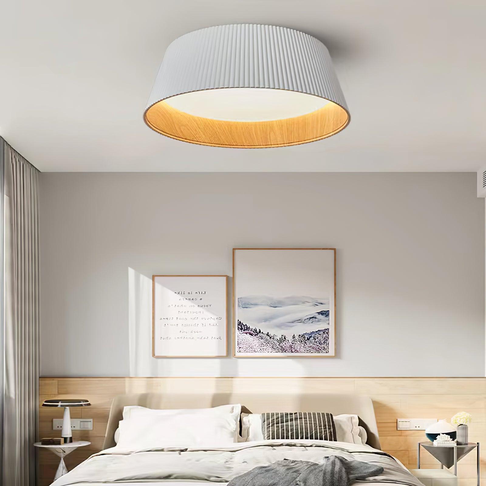 Modern Ribbed Ceiling Light - Lamp Outdoor