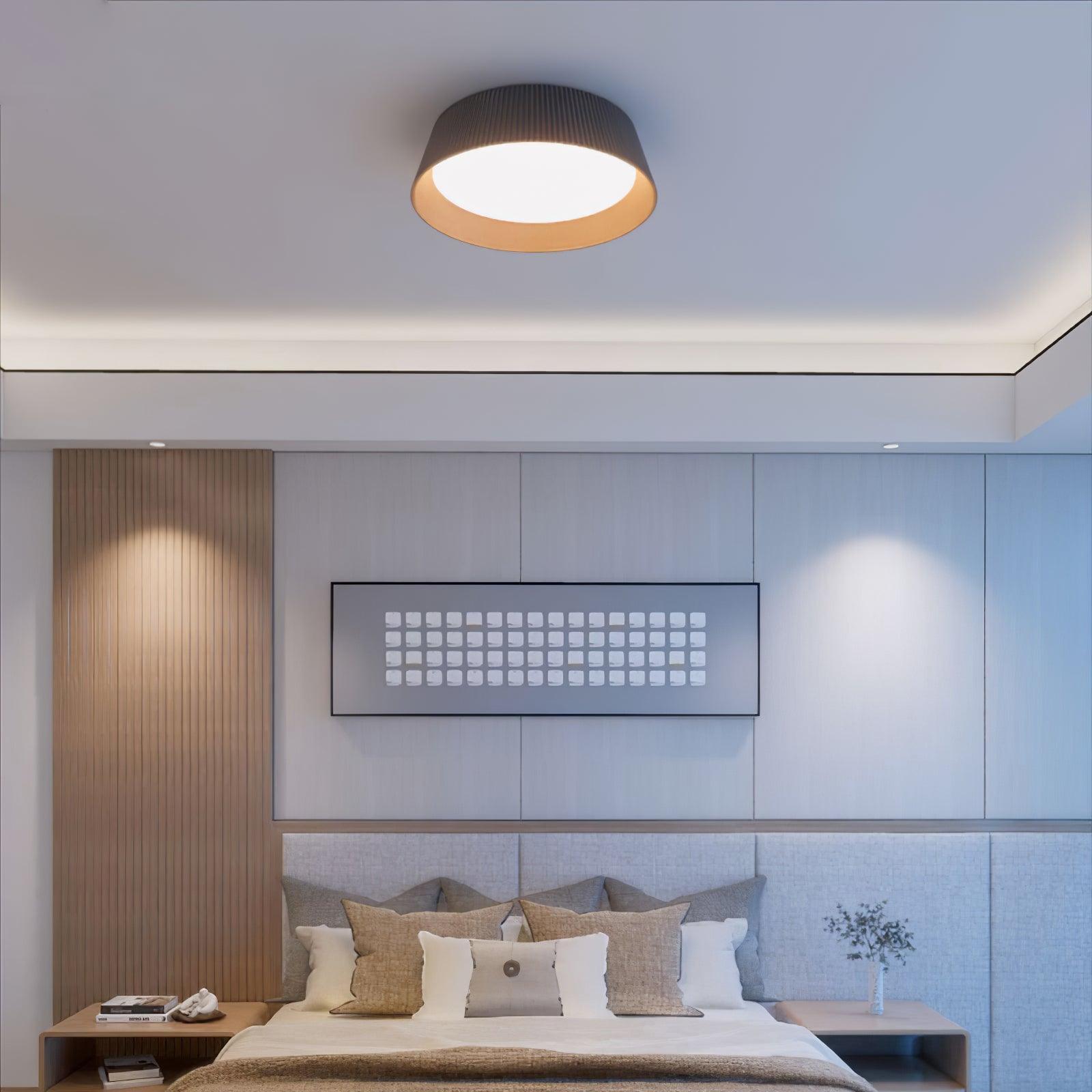 Modern Ribbed Ceiling Light - Lamp Outdoor