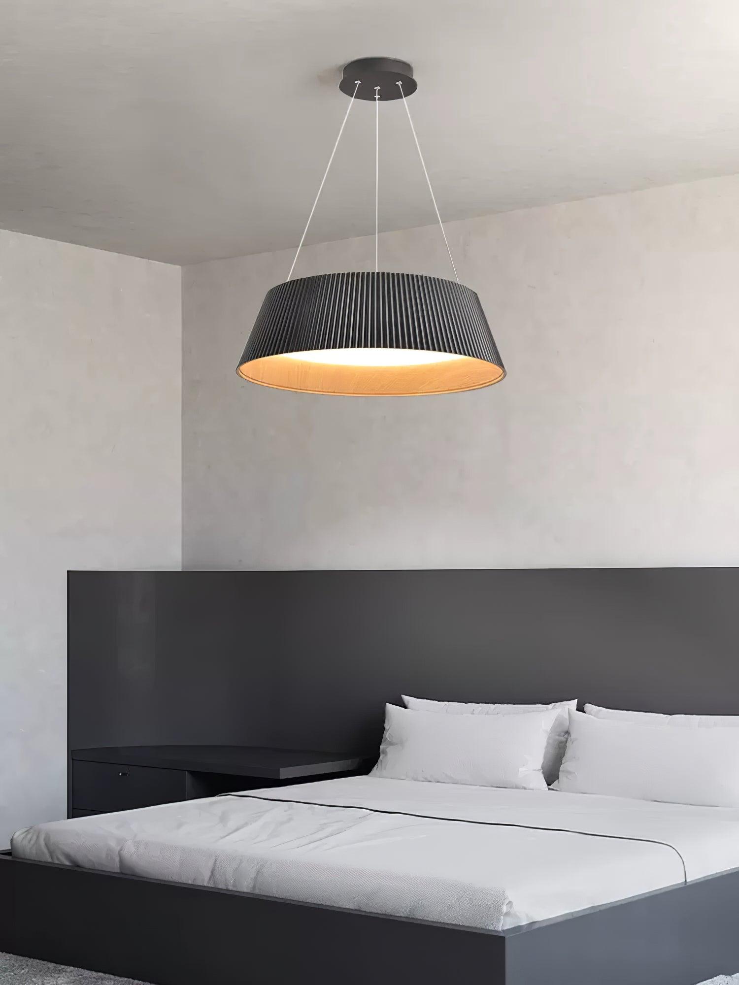 Modern Ribbed Pendant Light - Lamp Outdoor