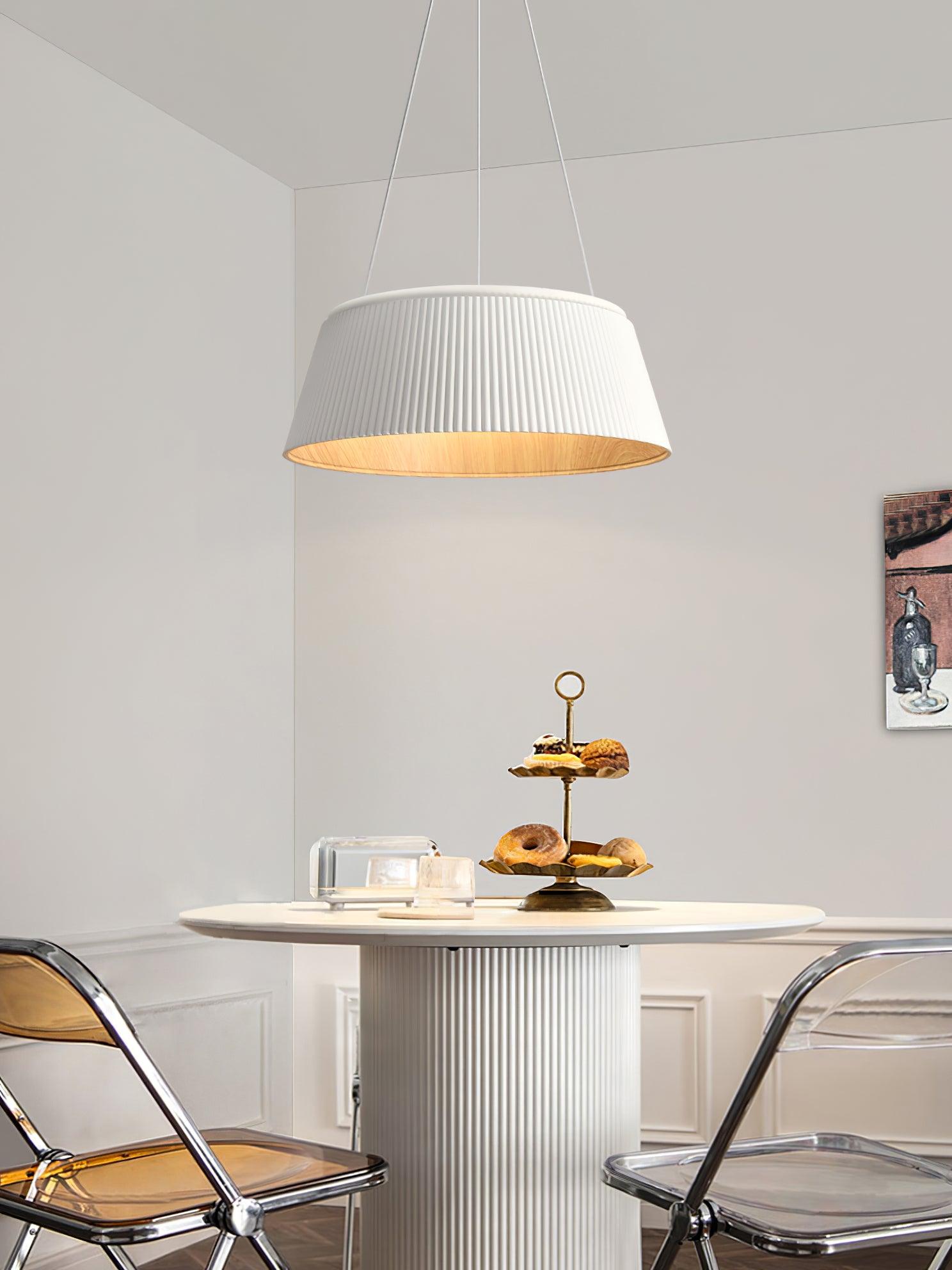 Modern Ribbed Pendant Light - Lamp Outdoor