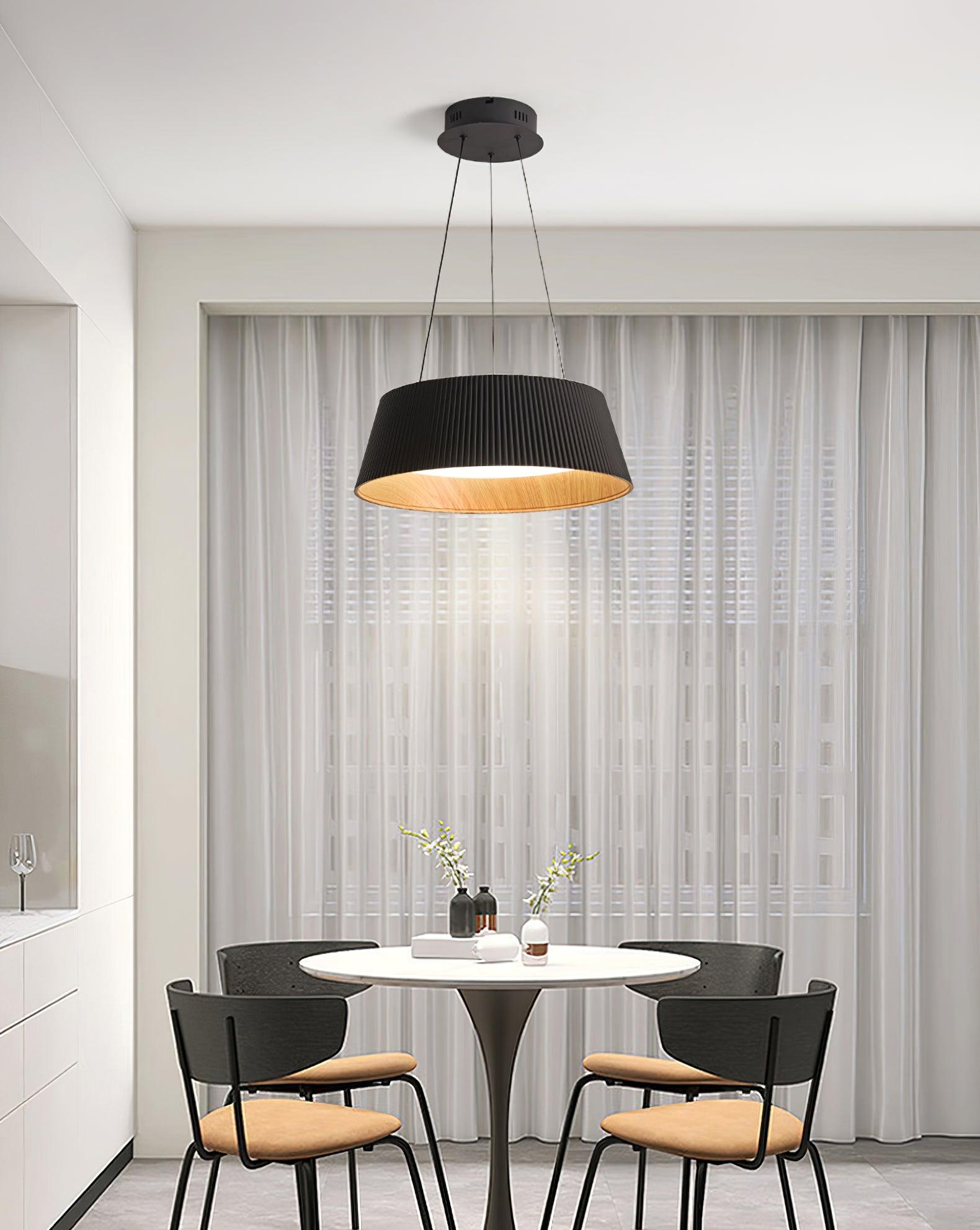 Modern Ribbed Pendant Light - Lamp Outdoor