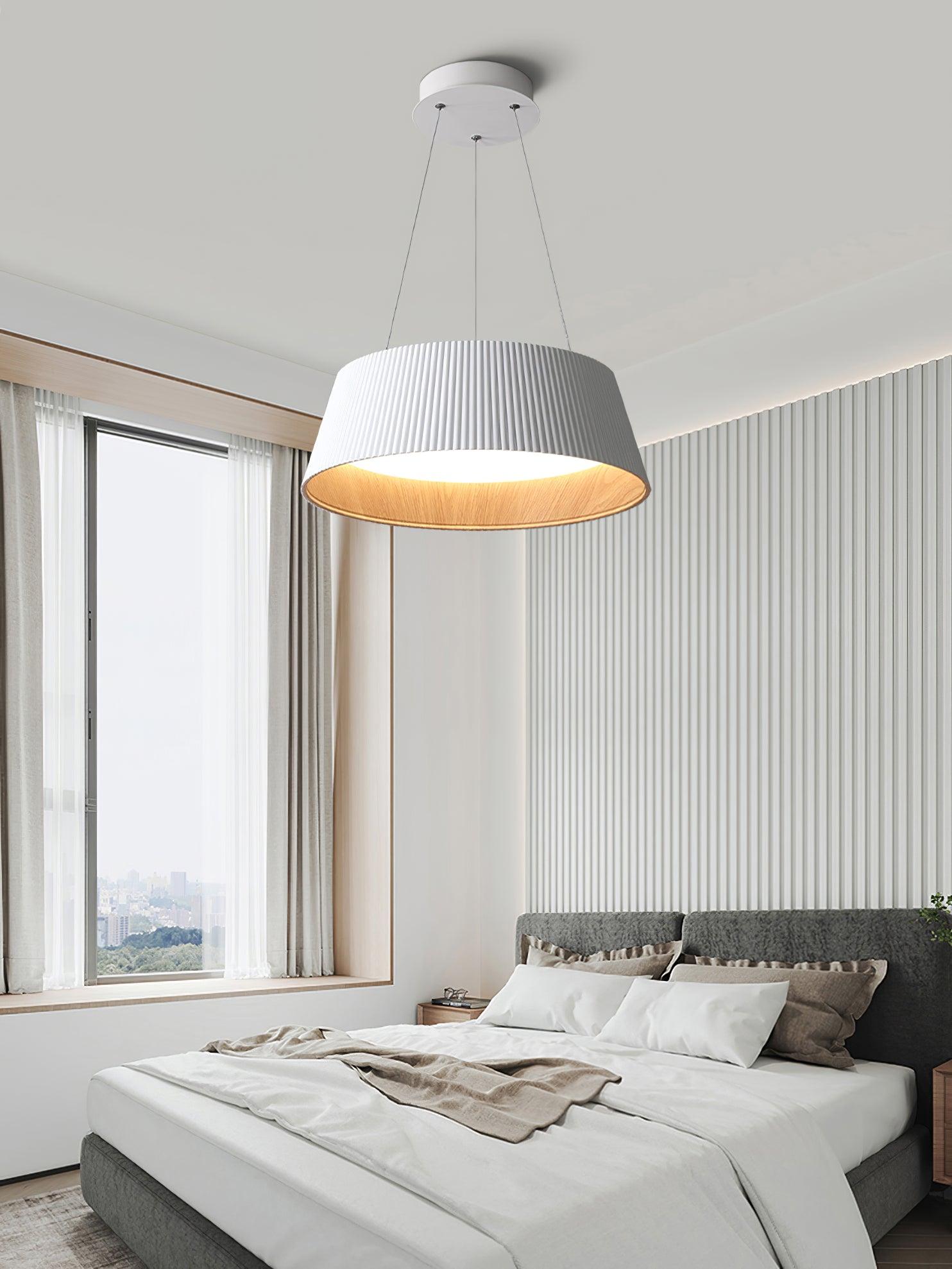 Modern Ribbed Pendant Light - Lamp Outdoor