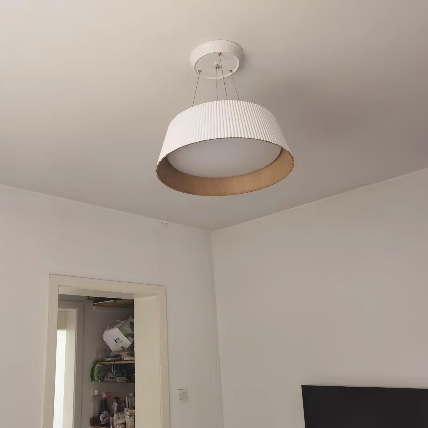 Modern Ribbed Pendant Light - Lamp Outdoor
