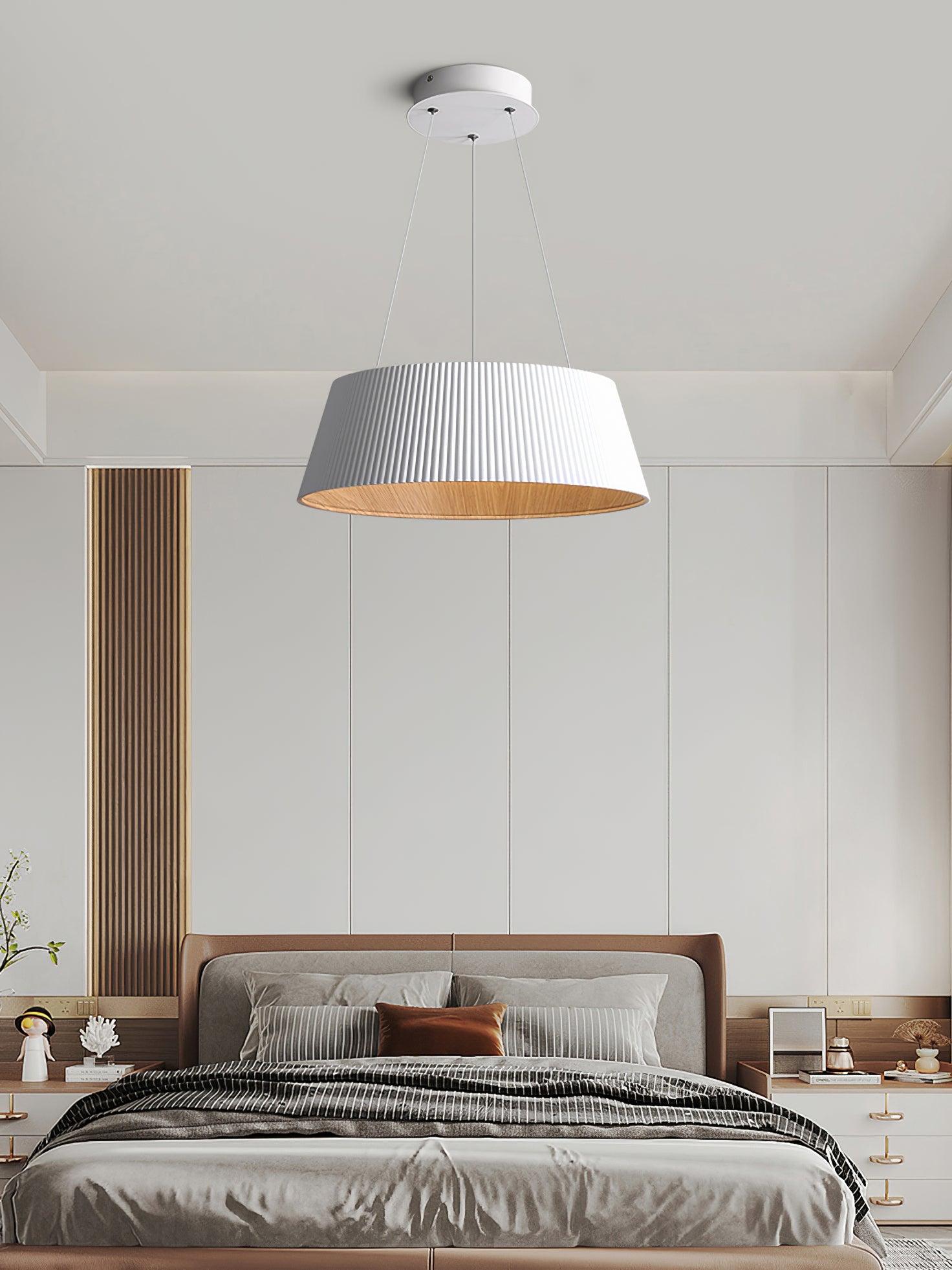 Modern Ribbed Pendant Light - Lamp Outdoor