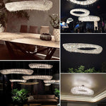 Aeliora Embellished Crystal Pendant Light - Lamp Outdoor