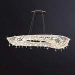 Aeliora Embellished Crystal Pendant Light - Lamp Outdoor