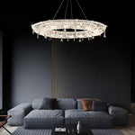 Aeliora Embellished Crystal Pendant Light - Lamp Outdoor