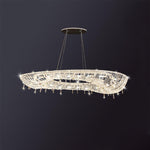 Aeliora Embellished Crystal Pendant Light - Lamp Outdoor
