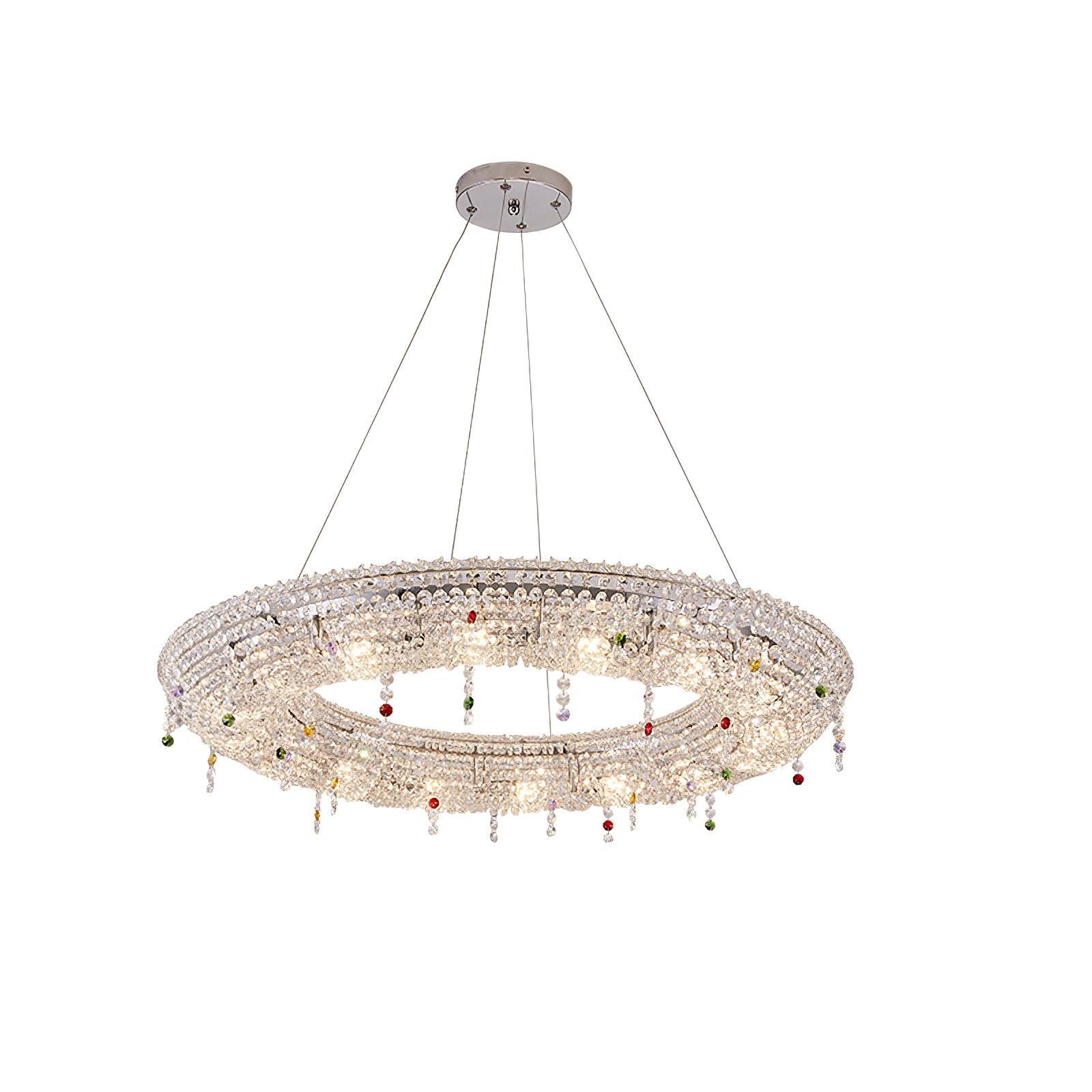 Aeliora Embellished Crystal Pendant Light - Lamp Outdoor