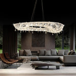 Aeliora Embellished Crystal Pendant Light - Lamp Outdoor
