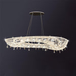 Aeliora Embellished Crystal Pendant Light - Lamp Outdoor