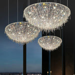 Aeliora Embellished Crystal Pendant Light - Lamp Outdoor
