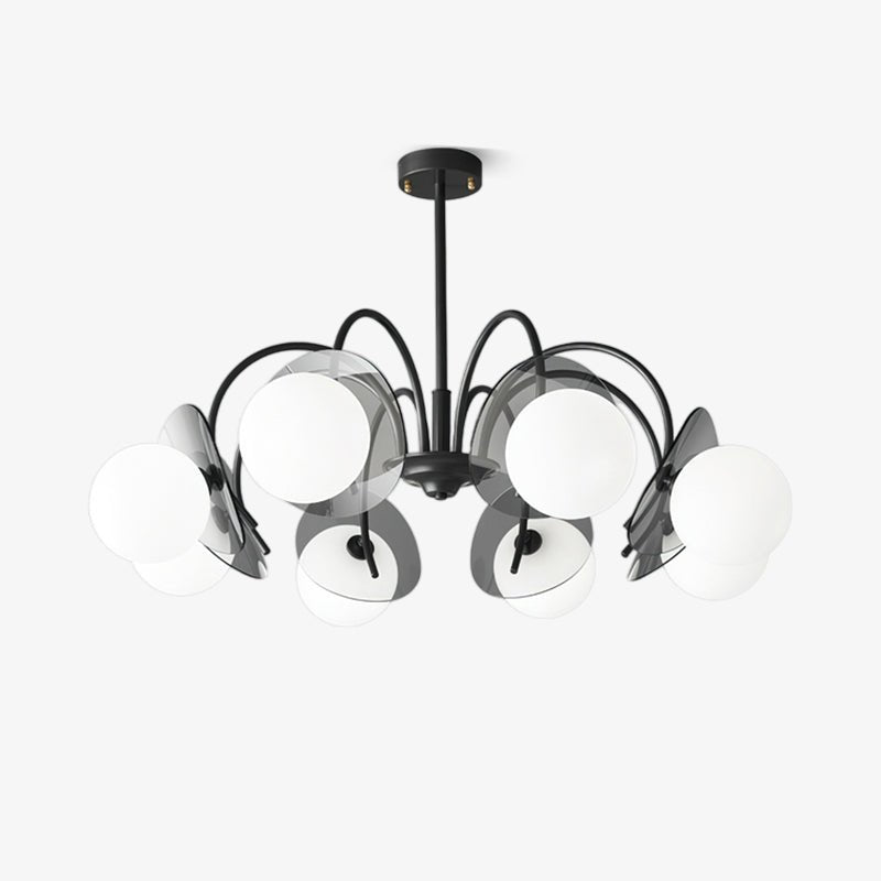 Aurora Chandelier Globe Arm Sculptural - Lamp Outdoor