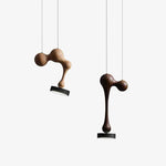 Drovia Rustic Wooden Pendant Light - Lamp Outdoor