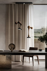 Drovia Rustic Wooden Pendant Light - Lamp Outdoor