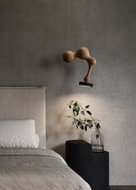 Drovia Rustic Wooden Pendant Light - Lamp Outdoor
