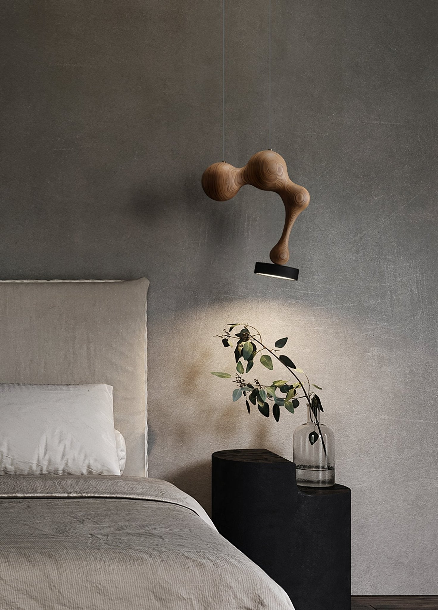 Drovia Rustic Wooden Pendant Light - Lamp Outdoor