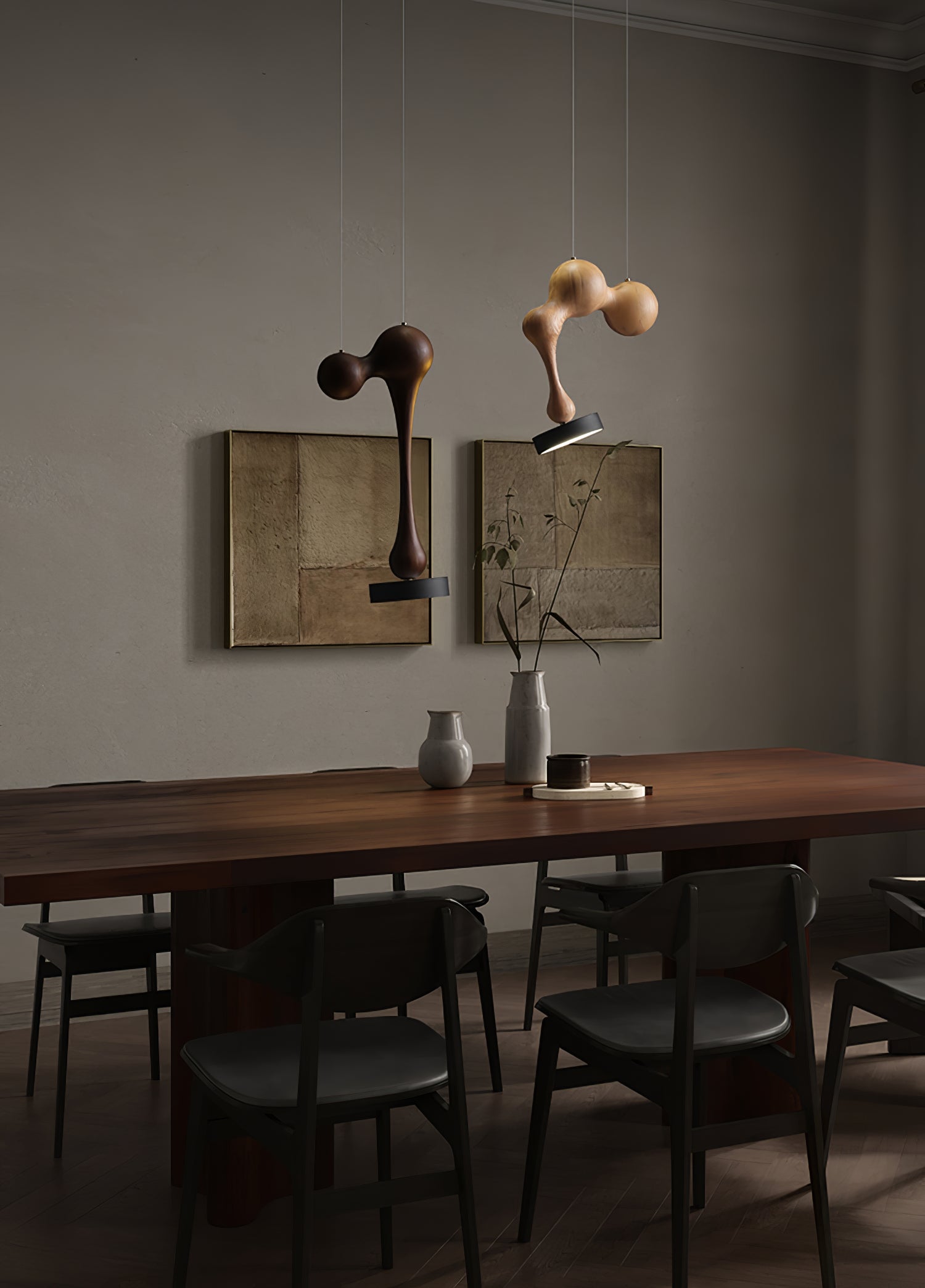 Drovia Rustic Wooden Pendant Light - Lamp Outdoor