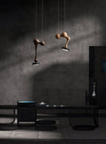 Drovia Rustic Wooden Pendant Light - Lamp Outdoor