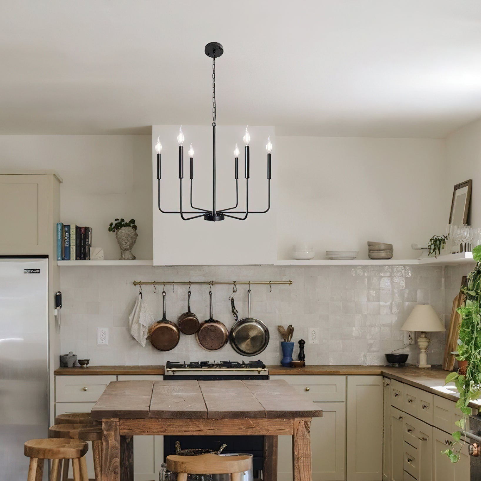 Lustra Chandelier Candle Arm Modern - Lamp Outdoor