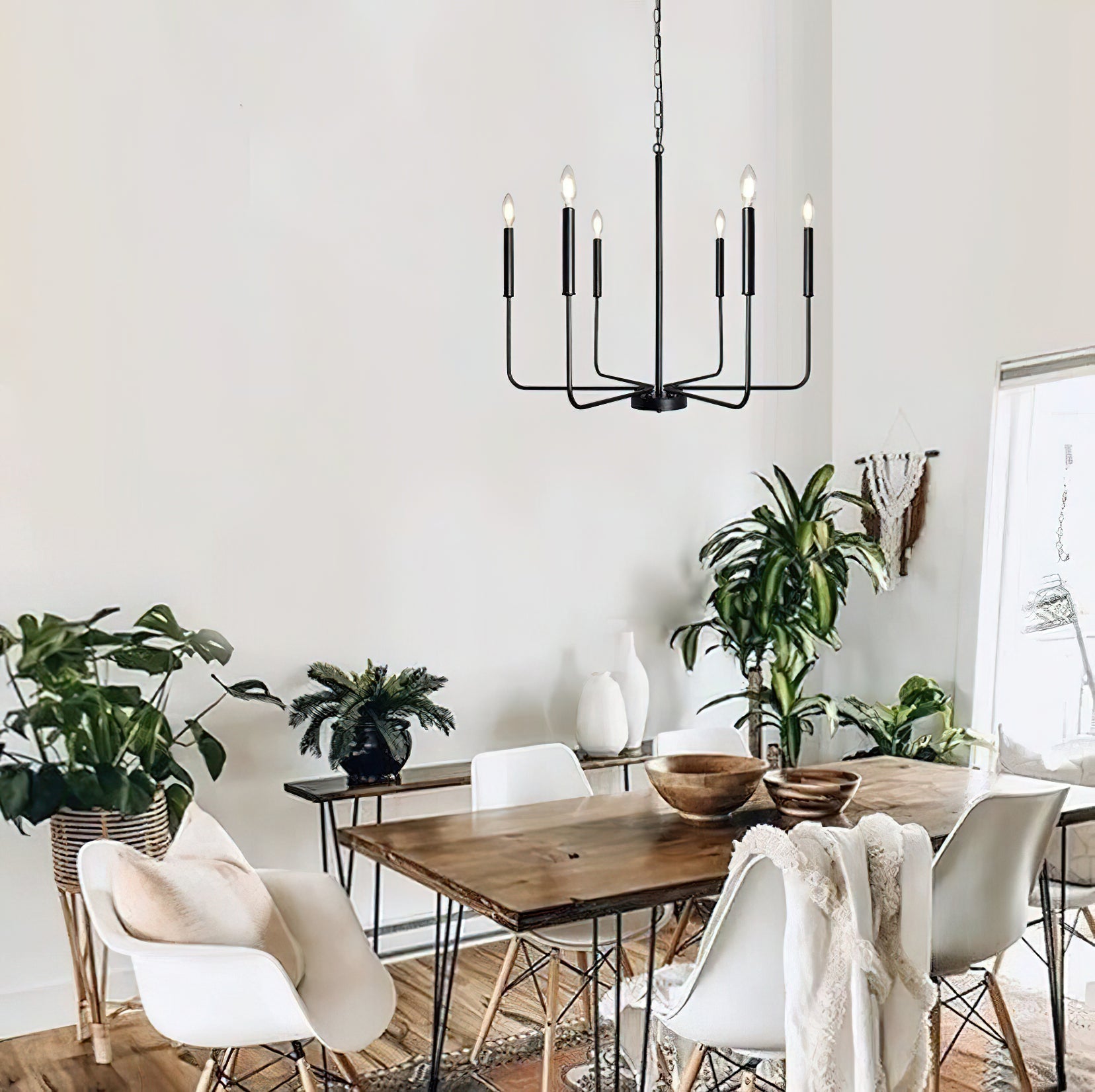 Lustra Chandelier Candle Arm Modern - Lamp Outdoor