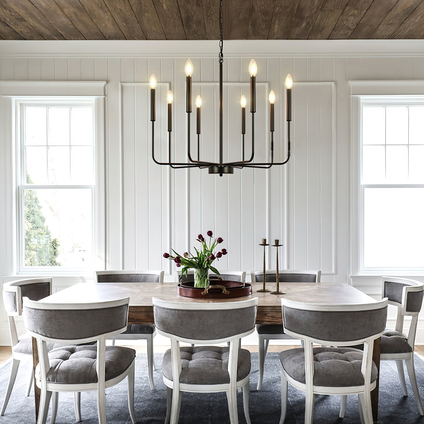 Lustra Chandelier Candle Arm Modern - Lamp Outdoor