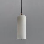 Zashayra Cylindrical Alabaster Pendant Light - Lamp Outdoor