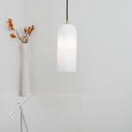 Zashayra Cylindrical Alabaster Pendant Light - Lamp Outdoor