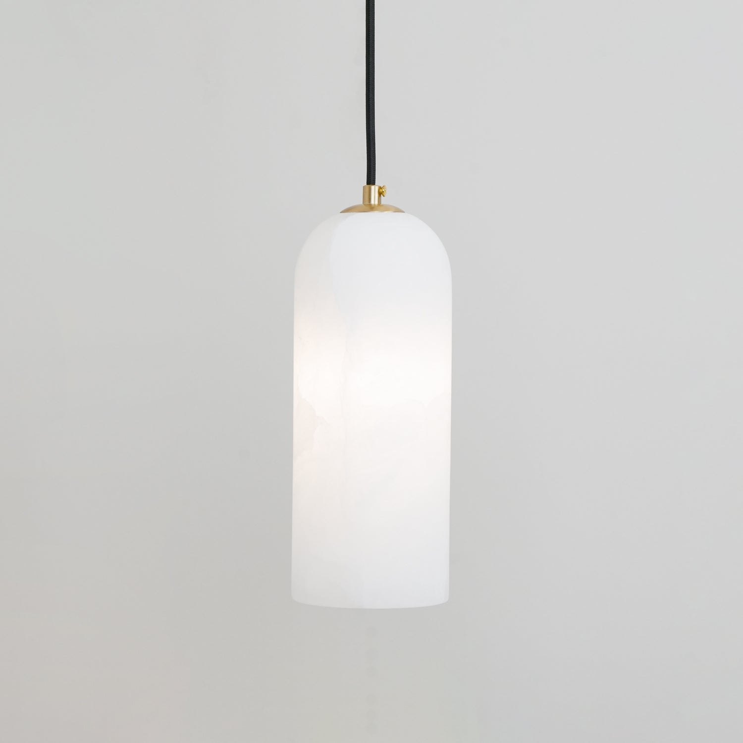 Zashayra Cylindrical Alabaster Pendant Light - Lamp Outdoor