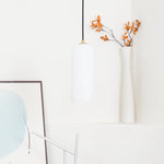 Zashayra Cylindrical Alabaster Pendant Light - Lamp Outdoor