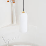Zashayra Cylindrical Alabaster Pendant Light - Lamp Outdoor