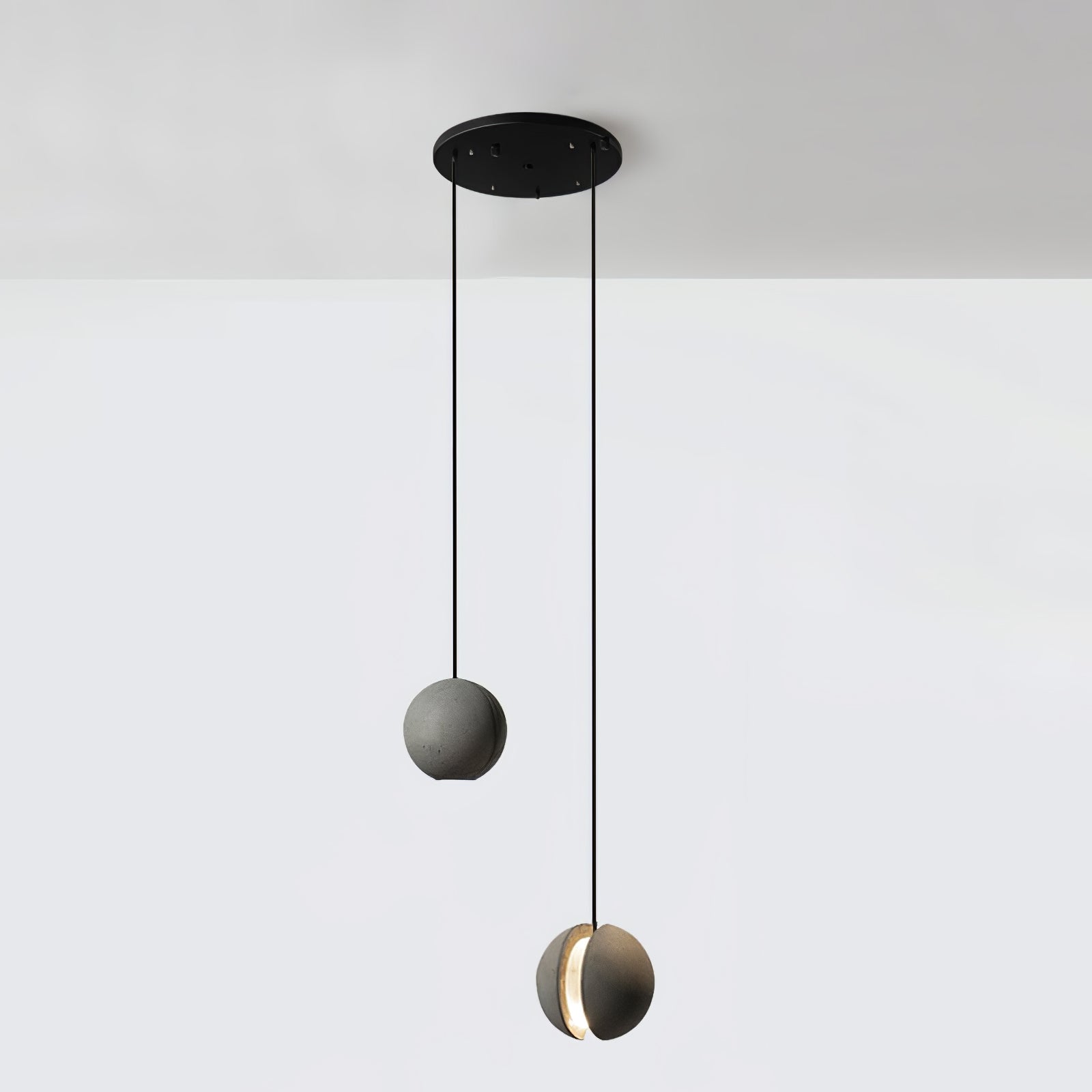 Moon Concrete Pendant Lamp - Lamp Outdoor