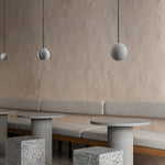 Moon Concrete Pendant Lamp - Lamp Outdoor