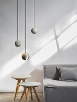 Moon Concrete Pendant Lamp - Lamp Outdoor