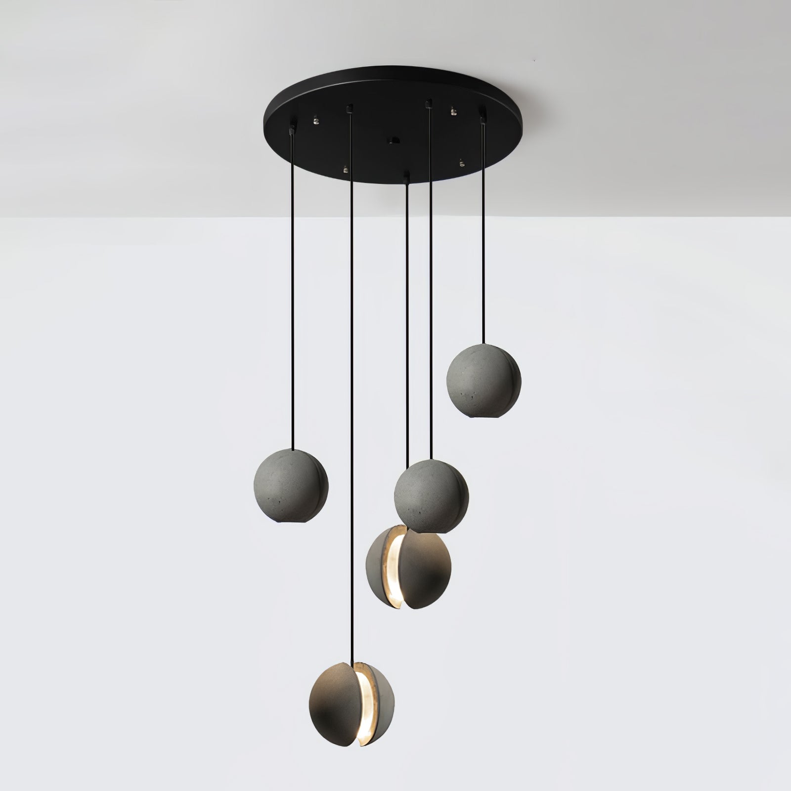 Moon Concrete Pendant Lamp - Lamp Outdoor