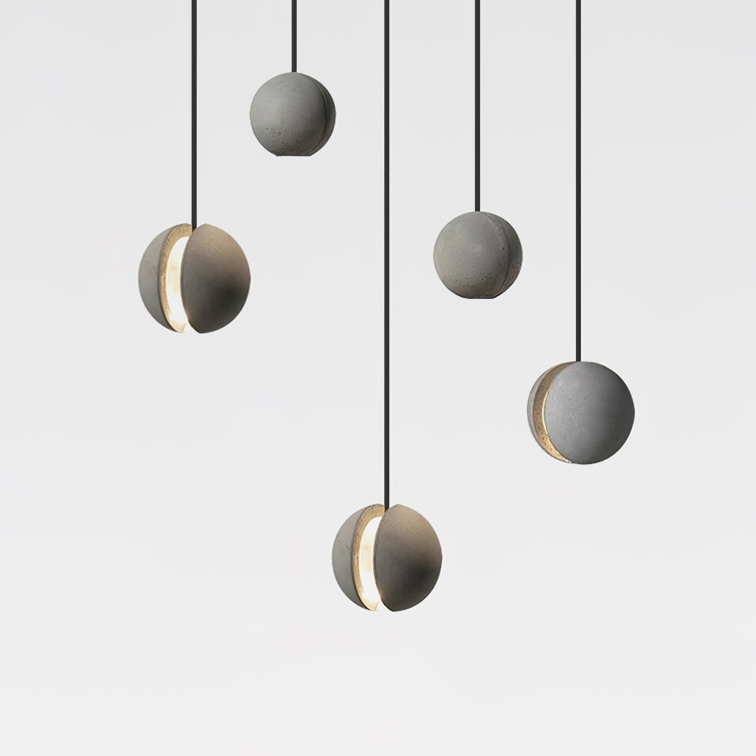 Moon Concrete Pendant Lamp - Lamp Outdoor