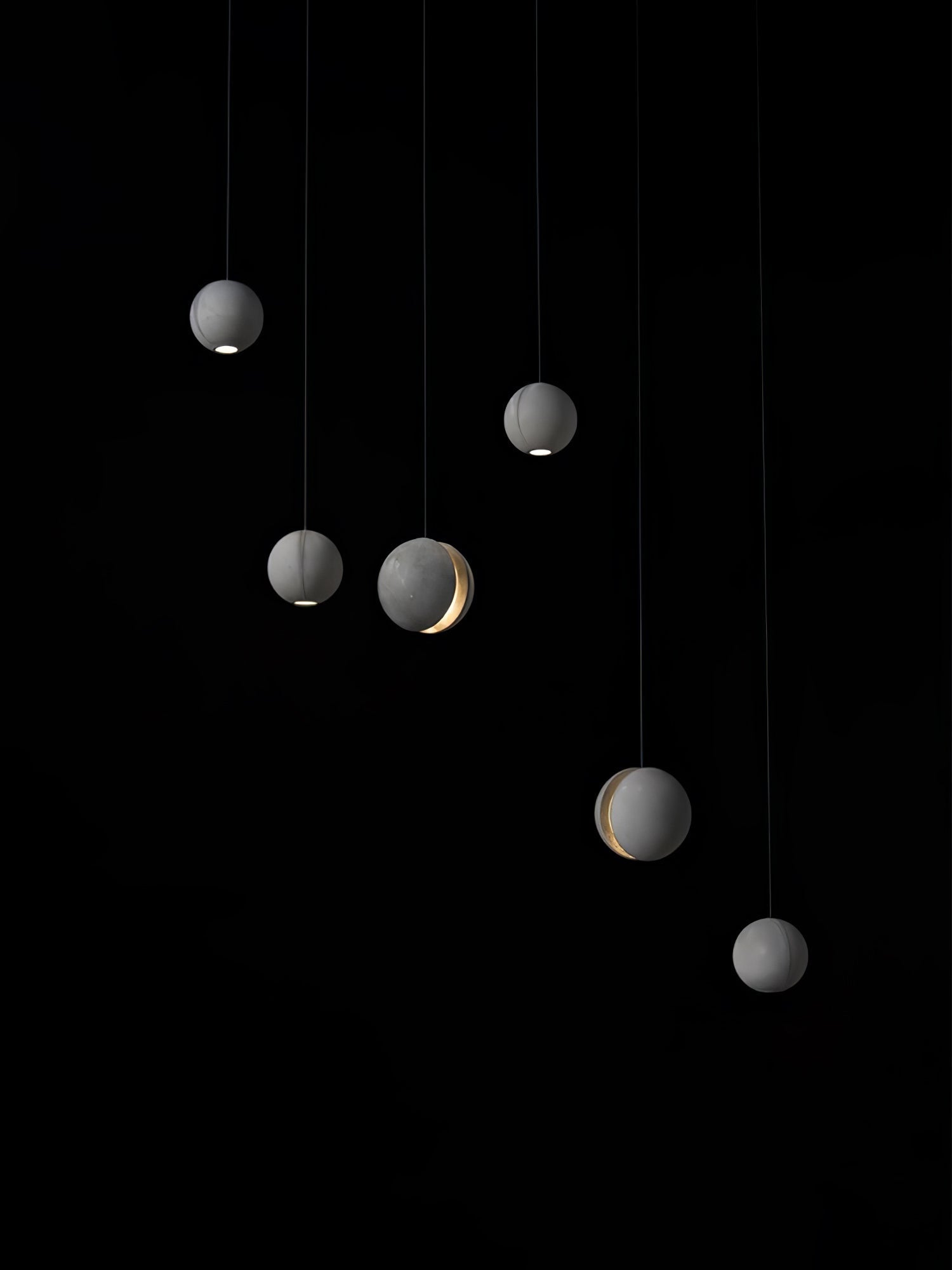 Moon Concrete Pendant Lamp - Lamp Outdoor