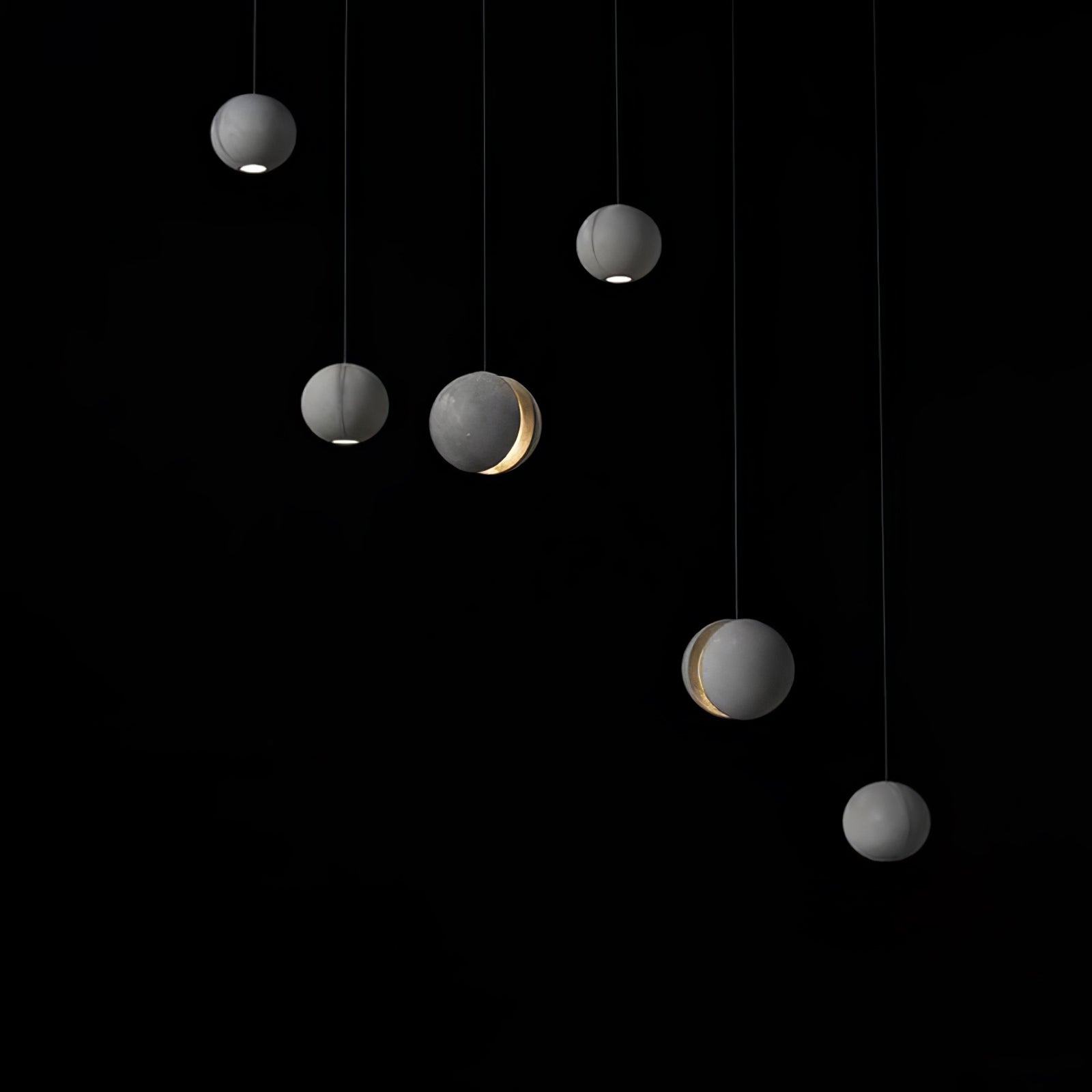 Moon Concrete Pendant Lamp - Lamp Outdoor