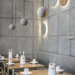 Moon Concrete Pendant Lamp - Lamp Outdoor