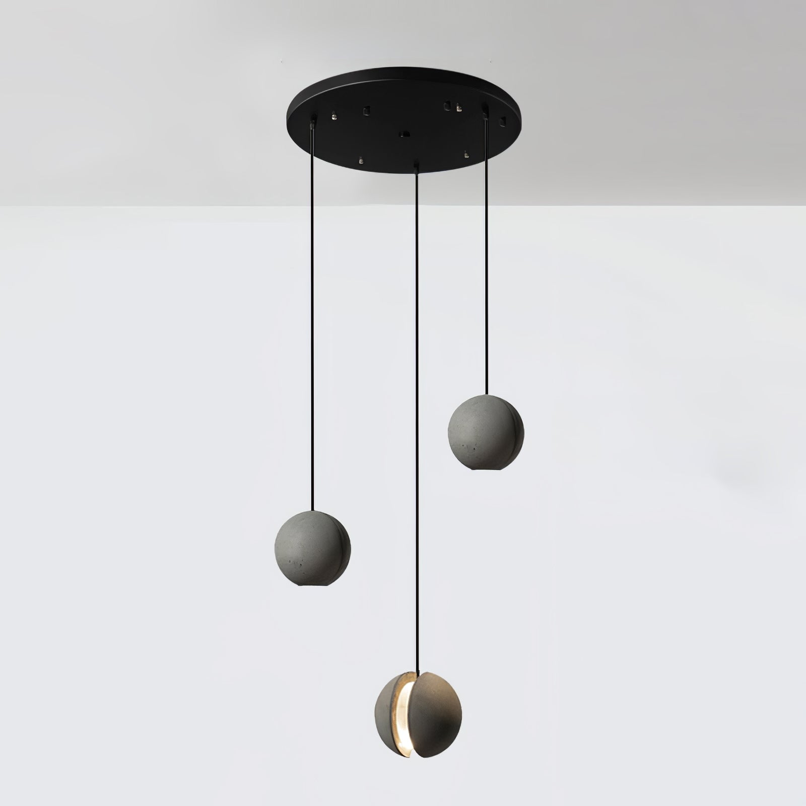 Moon Concrete Pendant Lamp - Lamp Outdoor