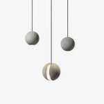 Moon Concrete Pendant Lamp - Lamp Outdoor