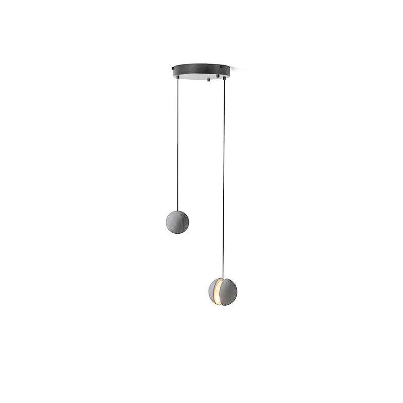 Moon Concrete Pendant Lamp - Lamp Outdoor