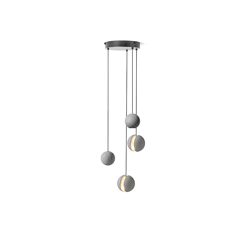 Moon Concrete Pendant Lamp - Lamp Outdoor