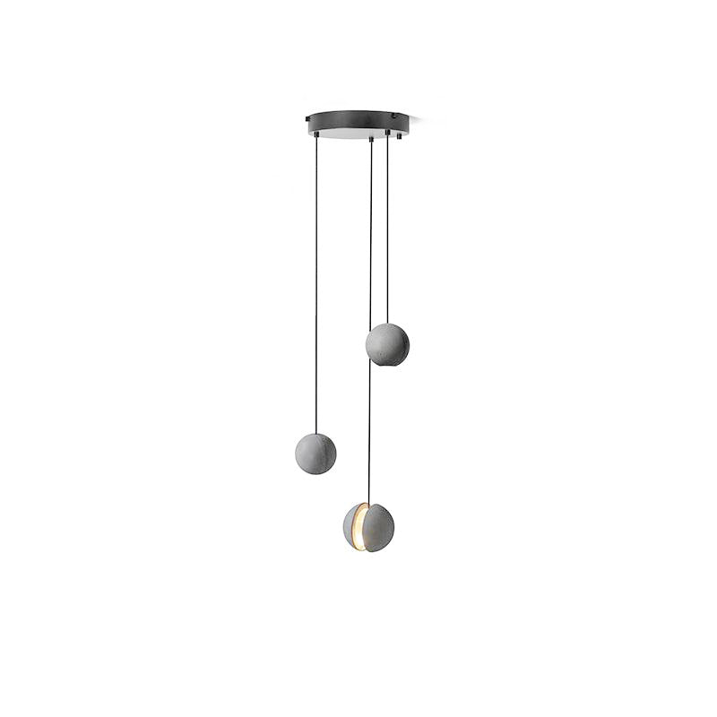Moon Concrete Pendant Lamp - Lamp Outdoor