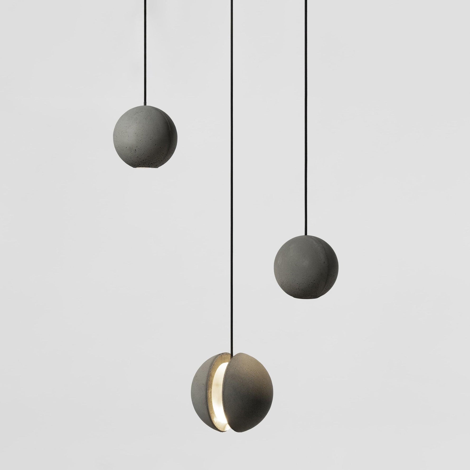 Moon Concrete Pendant Lamp - Lamp Outdoor