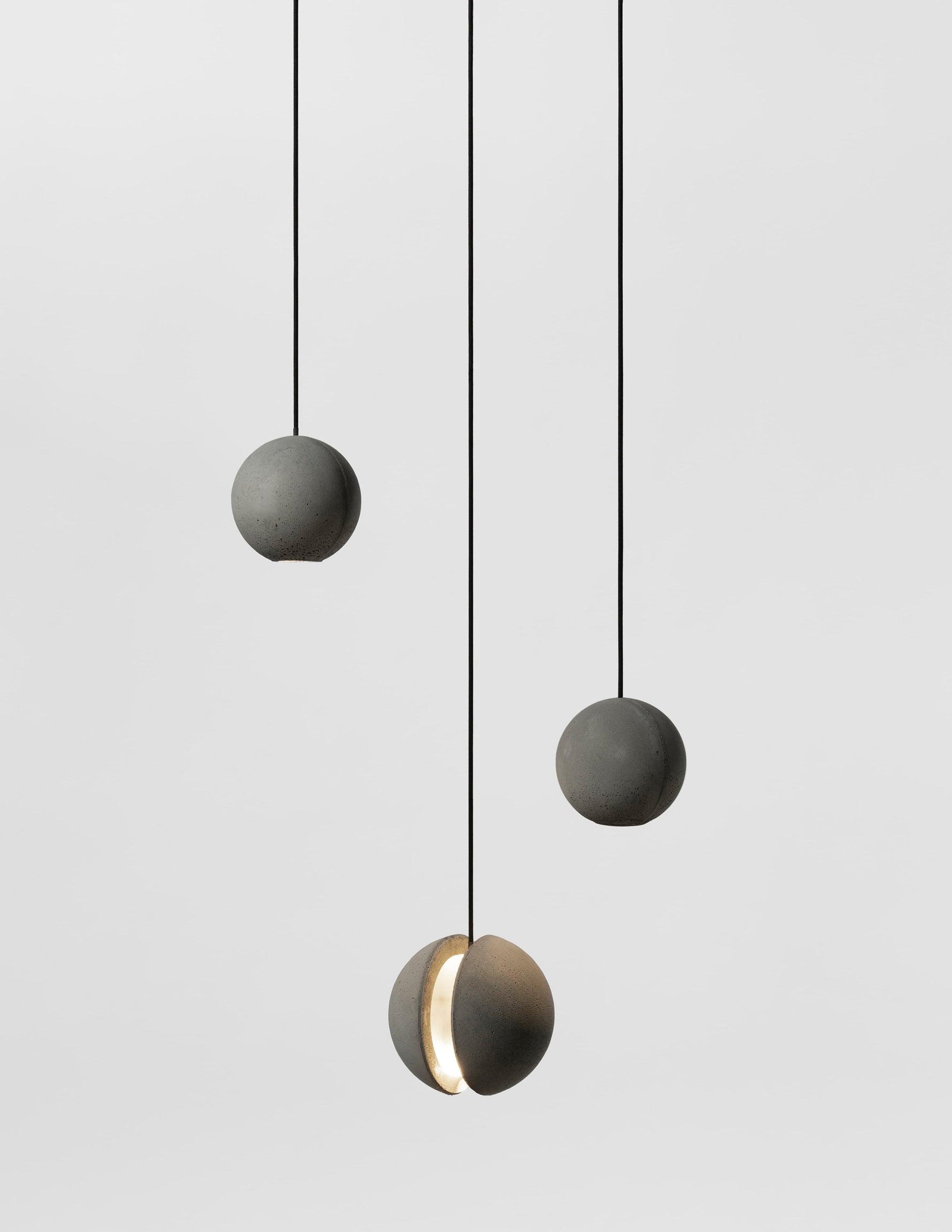 Moon Concrete Pendant Lamp - Lamp Outdoor