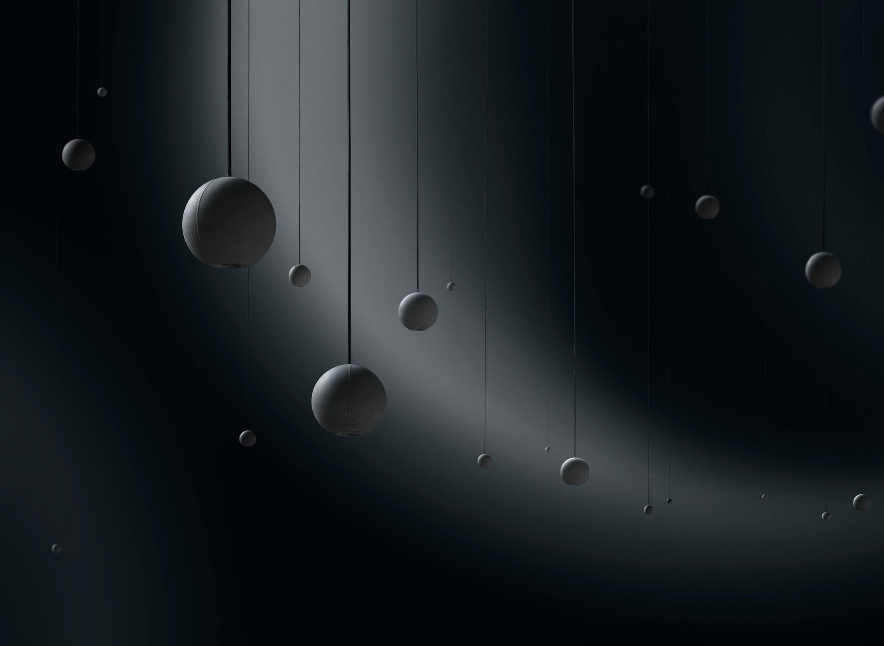 Moon Concrete Pendant Lamp - Lamp Outdoor