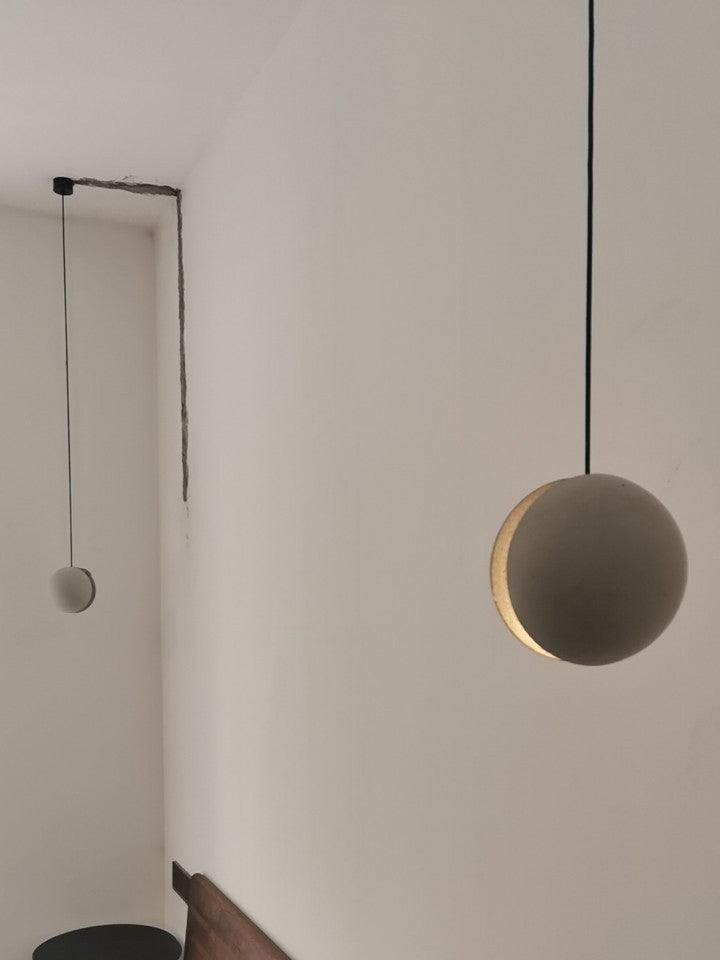 Moon Concrete Pendant Lamp - Lamp Outdoor
