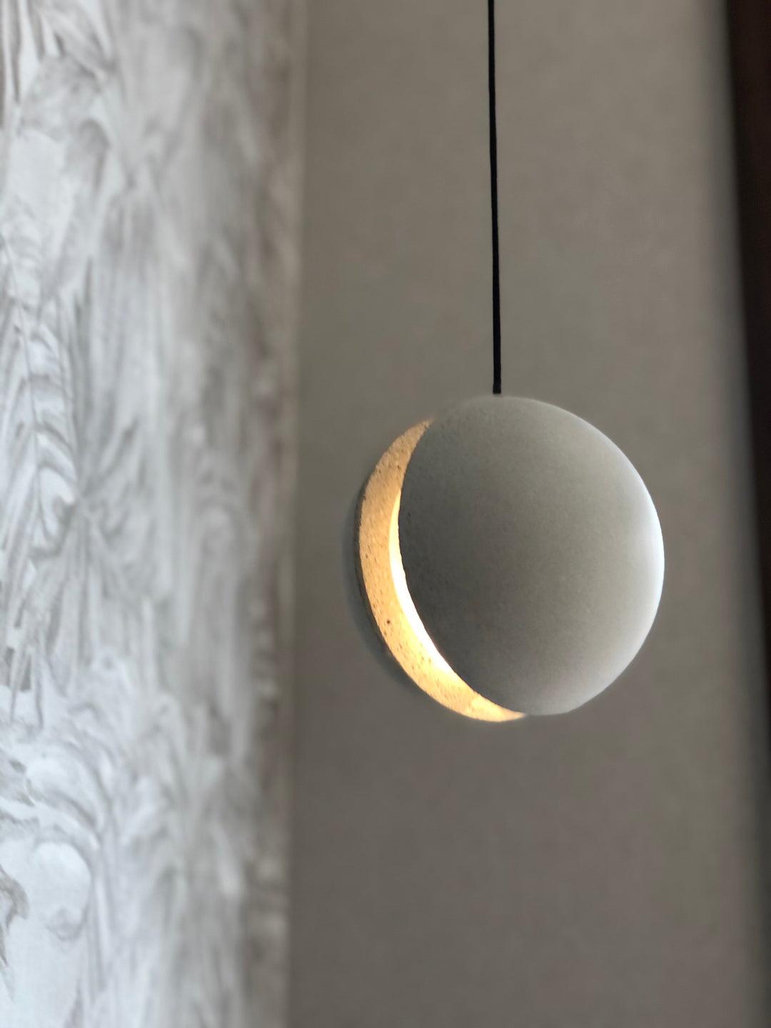 Moon Concrete Pendant Lamp - Lamp Outdoor